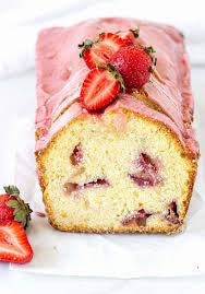 STRAWBERRY POUND CAKE